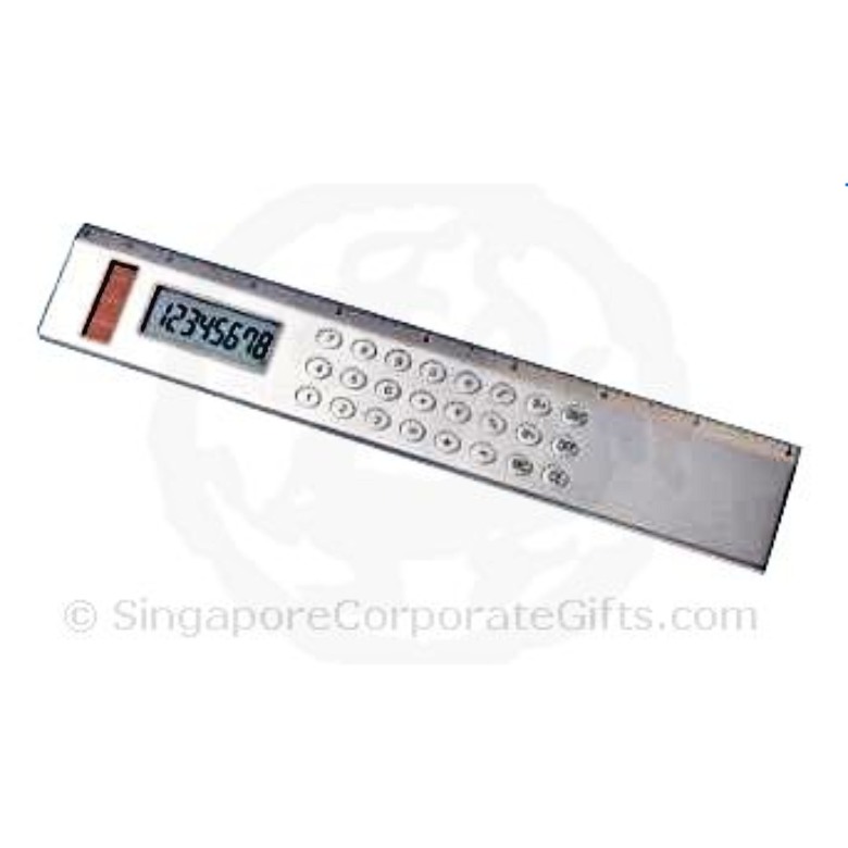 Ruler with calculator (Solar)